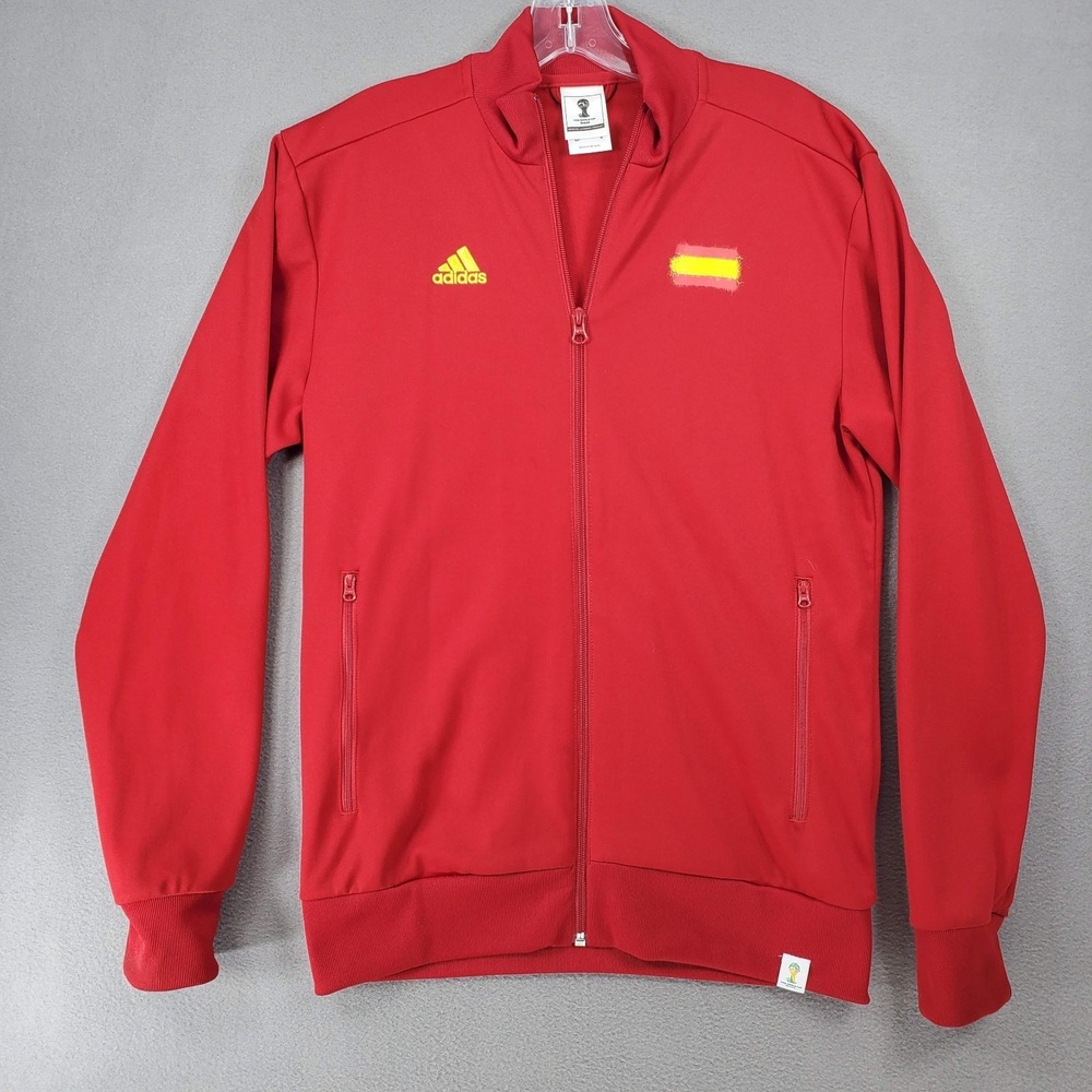 Adidas Spain National Soccer Team Track Jacket Size Small World Cup 2014 Brazil